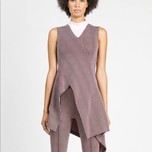 SOLD Rosetta Getty Sleeveless Paneled Top